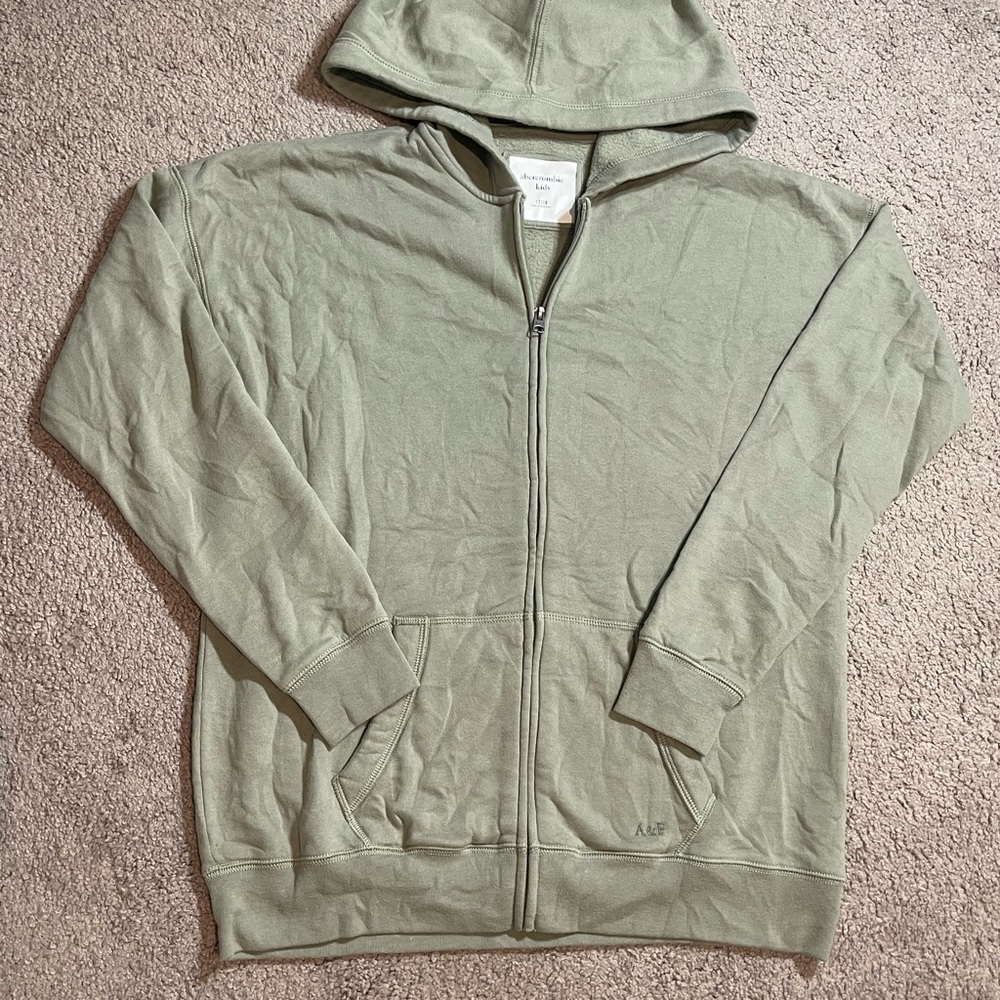 Abercrombie Kids Sage Zip-Up Hoodie